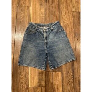 Gitano Vintage 90s Mom High Waist Denim Shorts Light Wash Pockets Size 25W